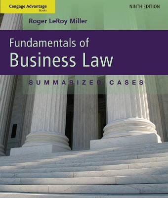 Cengage Advantage Books: Fundamentals of Business Law: Summarized Cases (Paperback)