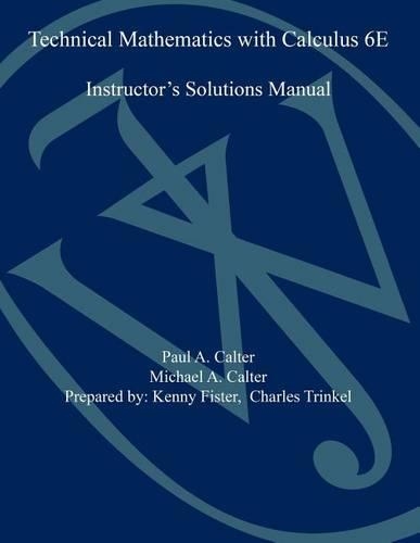 Technical Mathematics with Calculus (Paperback)