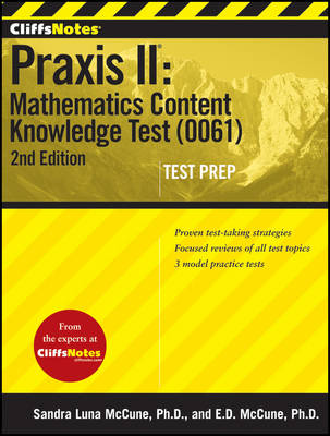 CliffsNotes Praxis II: Mathematics Content Knowledge Test (0061) (Paperback)