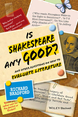 Is Shakespeare any Good?: And Other Questions on How to Evaluate Literature (Hardback)
