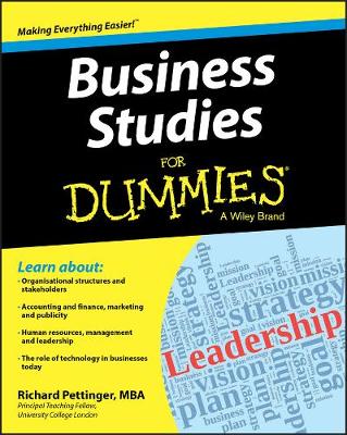 Business Studies For Dummies (Paperback)