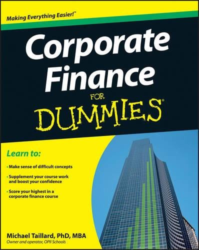 Corporate Finance For Dummies (Paperback)