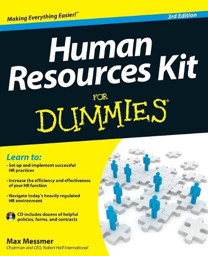 Human Resources Kit For Dummies (Paperback)