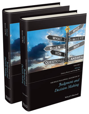 The Wiley Blackwell Handbook of Judgment and Decision Making: 2 Volume Set (Hardback)