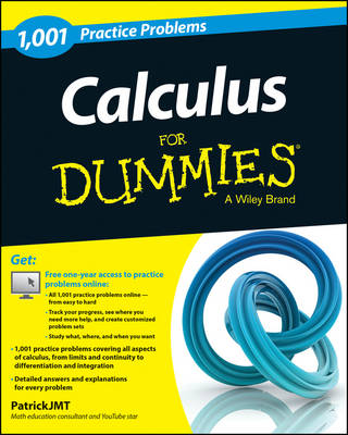 Calculus: 1,001 Practice Problems For Dummies (+ Free Online Practice) (Paperback)
