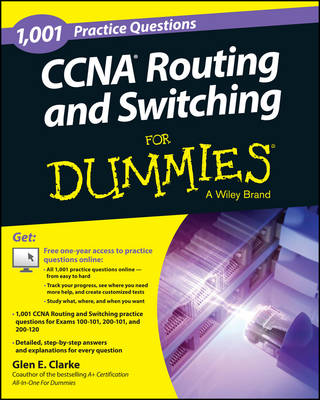 1,001 CCNA Routing and Switching Practice Questions For Dummies (Paperback)
