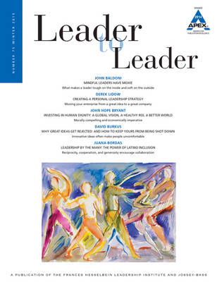 Leader to Leader (LTL), Volume 75, Winter 2015 - J-B Single Issue Leader to Leader (Paperback)