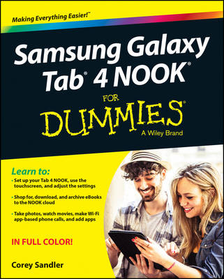 Samsung Galaxy Tab 4 Nook for Dummies (Paperback)