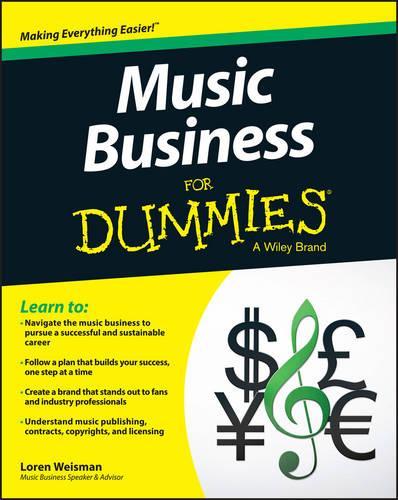 Music Business For Dummies (Paperback)