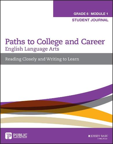 English Language Arts: Workbook Grade 6, Module 1: Reading Closely and Writing to Learn (Paperback)