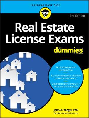 Real Estate License Exams For Dummies (Paperback)