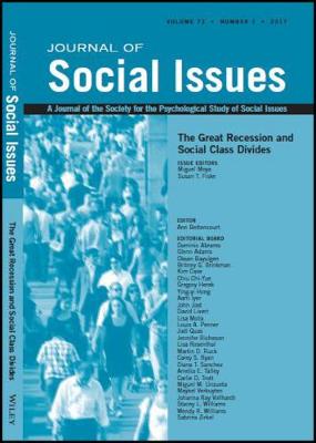 The Great Recession and Social Class Divides - Journal of Social Issues (JOSI) (Paperback)