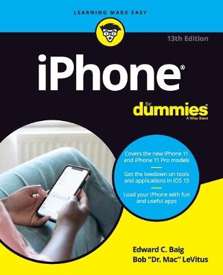 Iphone For Dummies By Edward C Baig Bob Levitus Waterstones