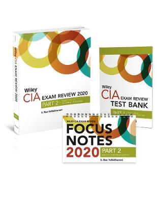 Wiley CIA Exam Review 2020 + Test Bank + Focus Notes: Part 2, Practice of Internal Auditing Set (Paperback)