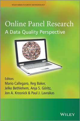 Cover Online Panel Research: A Data Quality Perspective - Wiley Series in Survey Methodology