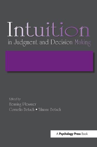 Cover Intuition in Judgment and Decision Making