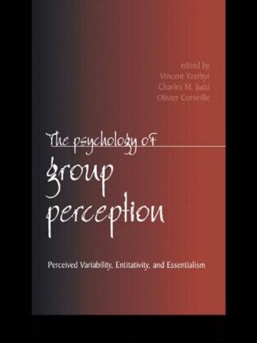 The Psychology of Group Perception (Paperback)