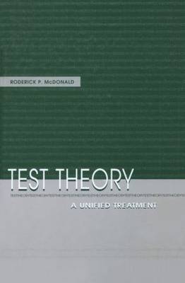Test Theory: A Unified Treatment (Paperback)