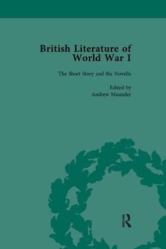 British Literature of World War I, Volume 1 (Paperback)