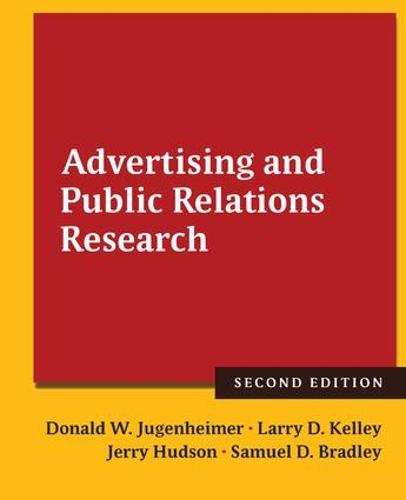 Advertising and Public Relations Research (Hardback)
