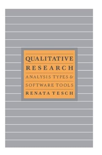 Qualitative Research: Analysis Types and Software (Hardback)