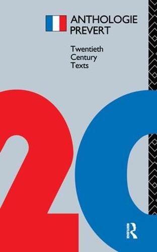 Anthologie Prevert (Hardback)