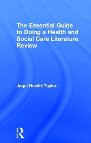 doing a literature review in health and social care pdf