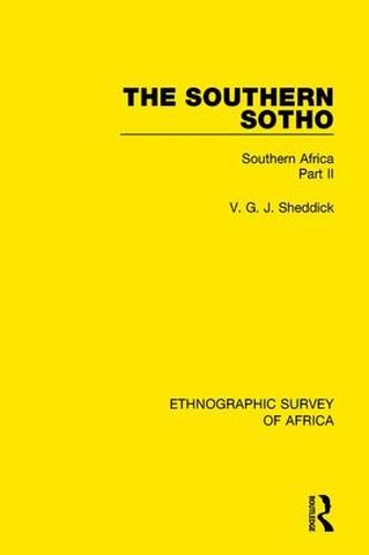 The Southern Sotho: Southern Africa Part II (Hardback)