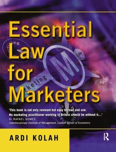 Essential Law for Marketers (Hardback)
