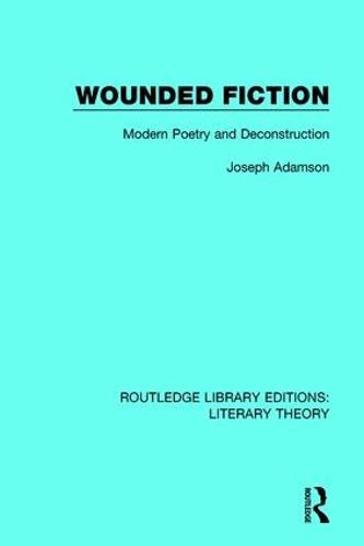 Wounded Fiction: Modern Poetry and Deconstruction - Routledge Library Editions: Literary Theory 2 (Paperback)