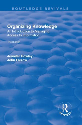 Organizing Knowledge: Introduction to Access to Information (Paperback)