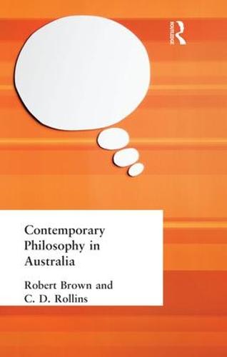 Contemporary Philosophy in Australia (Paperback)