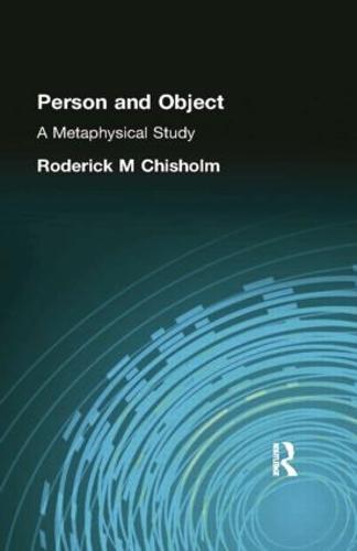 Person and Object: A Metaphysical Study (Paperback)
