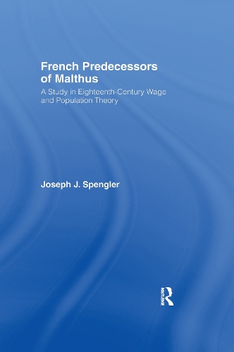 French Predecessors of Malthus (Paperback)