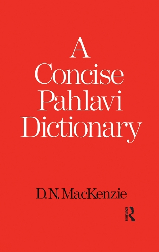 A Concise Pahlavi Dictionary (Paperback)