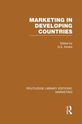 Marketing in Developing Countries - Routledge Library Editions: Marketing (Paperback)