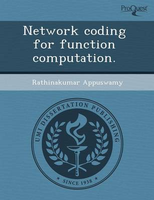 Network Coding for Function Computation (Paperback)