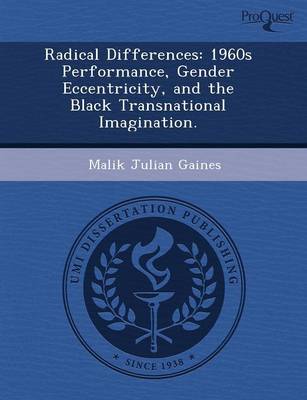 Radical Differences: 1960s Performance (Paperback)