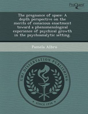 The Pregnance of Space: A Depth Perspective on the Merits of Conscious Enactment Toward a Phenomenological Experience of Psychical Growth in T (Paperback)