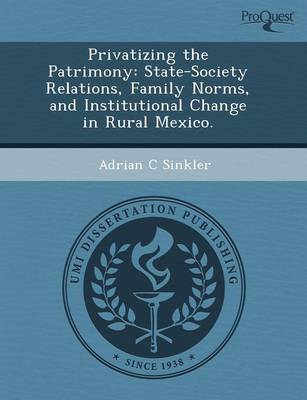 Privatizing the Patrimony: State-Society Relations (Paperback)