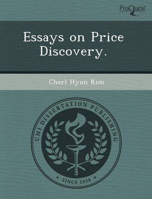 Essays on Price Discovery (Paperback)