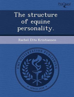 The Structure of Equine Personality (Paperback)