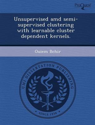 Unsupervised AMD Semi-Supervised Clustering with Learnable Cluster Dependent Kernels (Paperback)