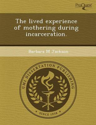 The Lived Experience of Mothering During Incarceration (Paperback)