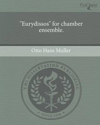 Eurydissos for Chamber Ensemble (Paperback)