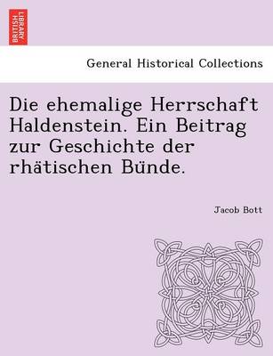 Die Ehemalige Herrschaft Haldenstein. Ein Beitrag Zur Geschichte Der Rha Tischen Bu Nde. (Paperback)