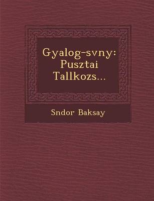 Gyalog- Sv NY: Pusztai Tal Lkoz S... (Paperback)