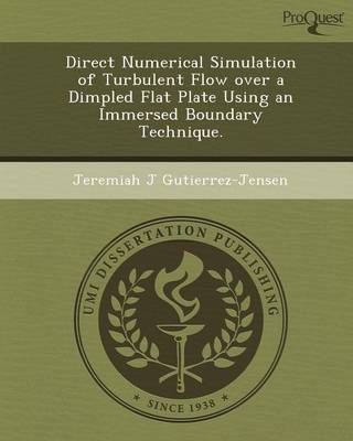 Direct Numerical Simulation of Turbulent Flow Over a Dimpled Flat Plate Using an Immersed Boundary Technique (Paperback)