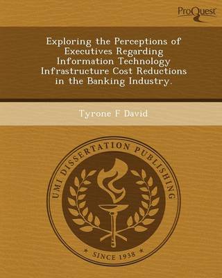 Exploring the Perceptions of Executives Regarding Information Technology Infrastructure Cost Reductions in the Banking Industry (Paperback)