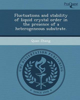 Fluctuations and Stability of Liquid Crystal Order in the Presence of a Heterogeneous Substrate (Paperback)